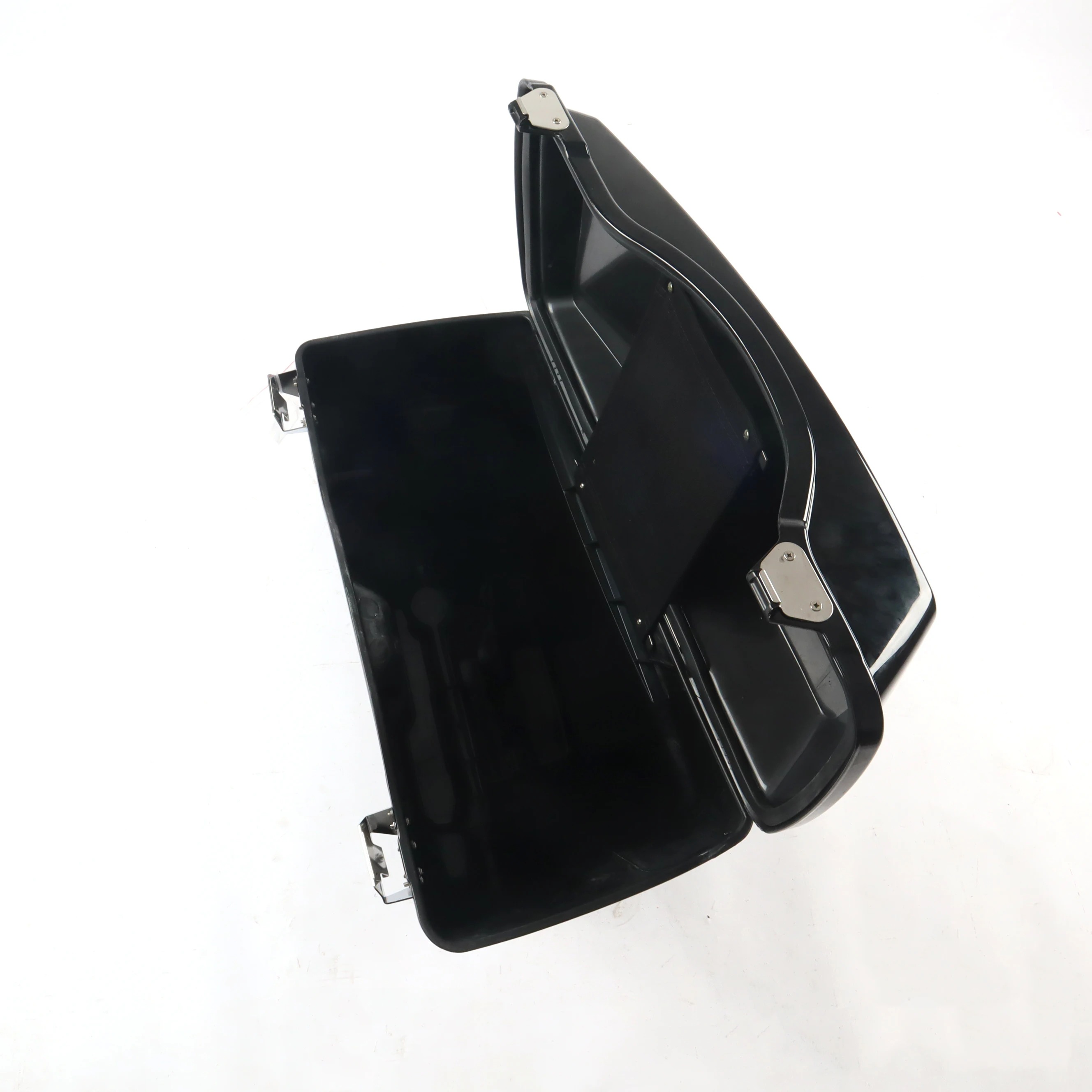 Vivid Black Extended Stretched for  Touring 1994-2013 Motorcycle Hard Saddlebags